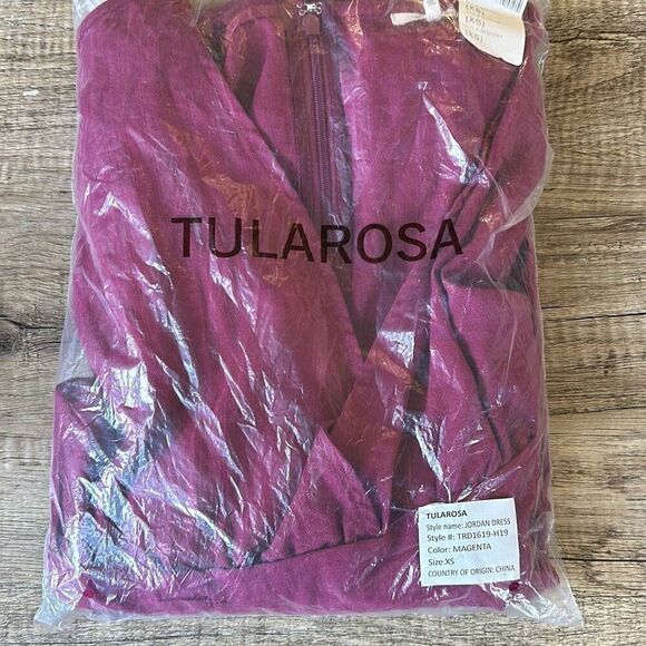 Size XS- Revolve Tularosa Jordan Magenta Dress - Picture 6 of 7